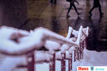 Минск в снегу