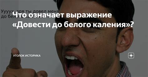 Аналоги выражения "довести до белого каления"