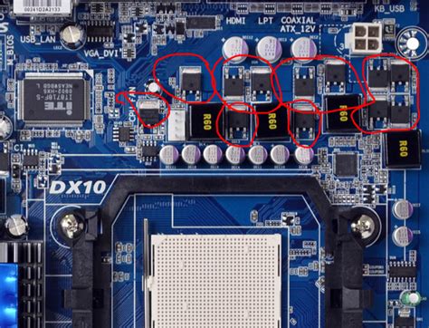 Важность мосфетов на материнской плате