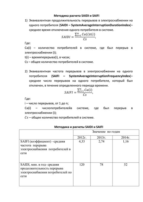 Важность saidi и saifi для энергетических компаний и регуляторных органов