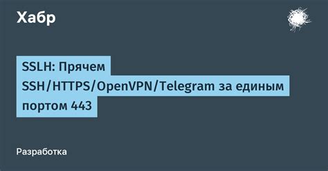 Взаимодействие с безопасным портом 443