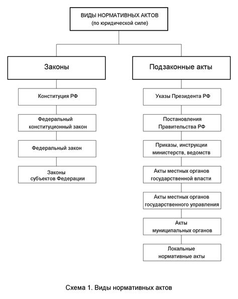 Виды обвинительных актов