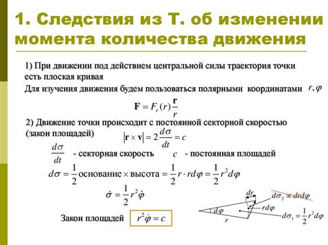 Влияние внешних сил на движение материальной точки