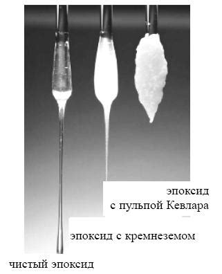 Влияние добавок на густоту эпоксидной смолы