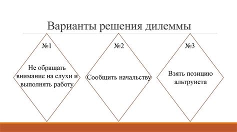 Влияние моральных и этических стандартов на принятие решений