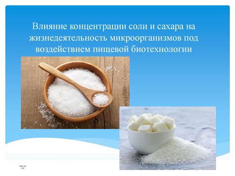 Влияние соли на вкусовые качества уксуса