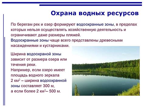 Влияние соседних водных объектов