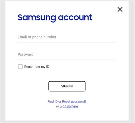 Возможные проблемы с идентификатором учетной записи Samsung Account и их решение