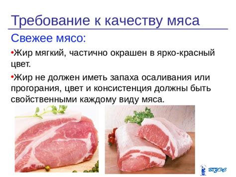 Выбор подходящей по качеству мяса