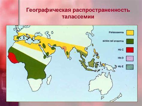 Географическая распространенность цветов