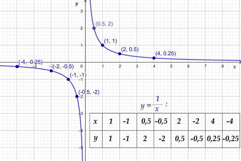 График функции y = 1/x