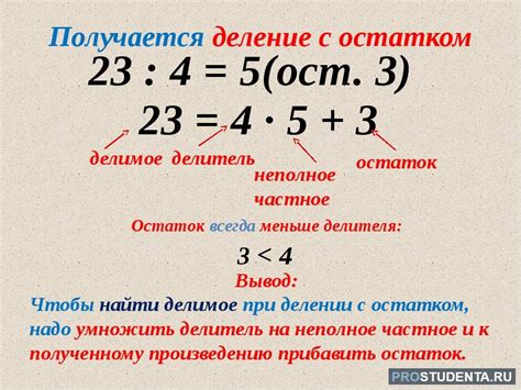 Зачем нужно находить частное от деления?