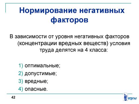 Защита от воздействия негативных факторов