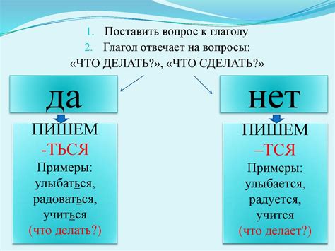 Значение глаголов в начальной форме и неопределенной