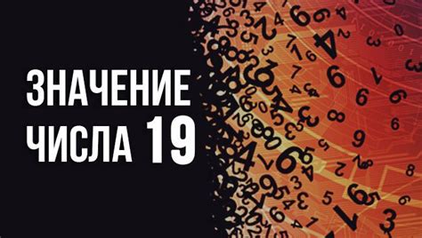 Значение числа 19