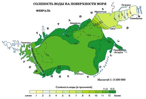 Изменения экосистемы моря под влиянием числа 34 промилле