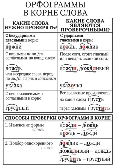 Использование орфограмм в письме и публикациях