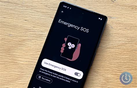 Используйте кнопку Emergency SOS