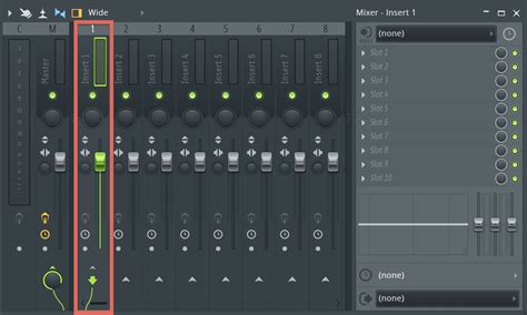 Как активировать insert effect в FL Studio