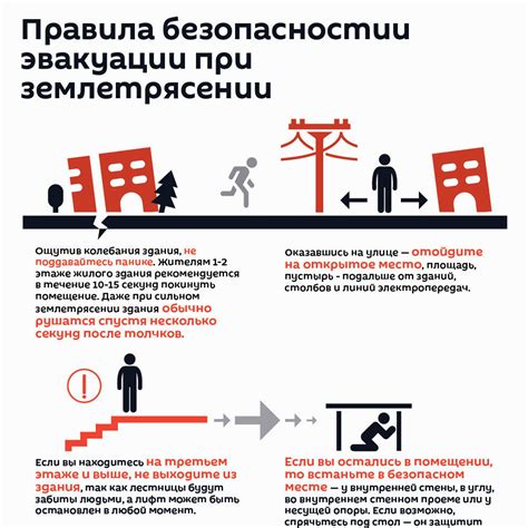 Как вести себя при землетрясении на улице