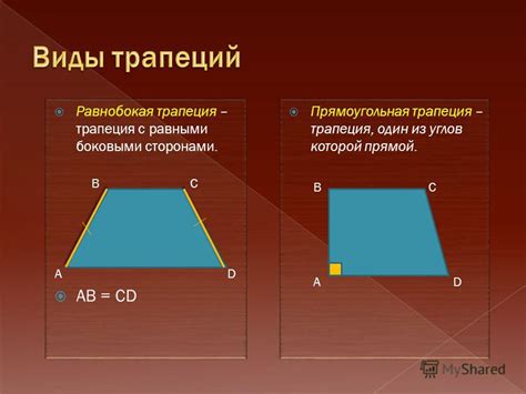 Как выглядит трапеция?