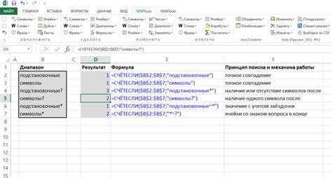 Как использовать символы в формулах Excel?