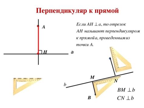 Как найти перпендикуляр к прямой в 7 классе: шаги и примеры