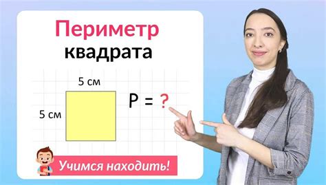 Как определить периметр квадрата 49?