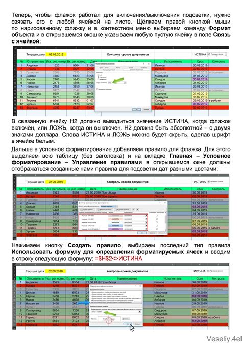 Контроль за сроками и деталями оплаты