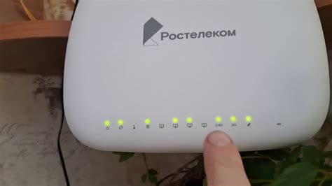 Линия ADSL на роутере Ростелеком