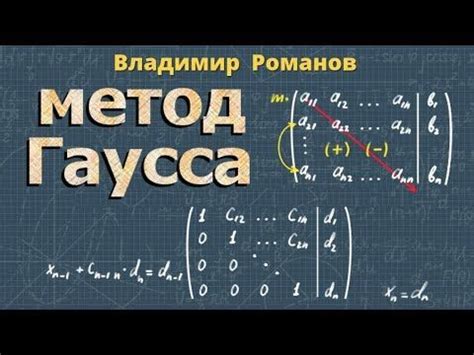 Математические основы проекции гаусса