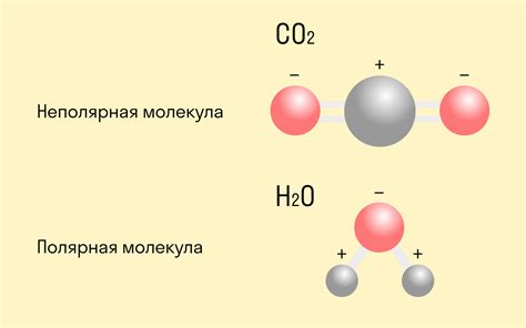 Молекулы с полярной связью