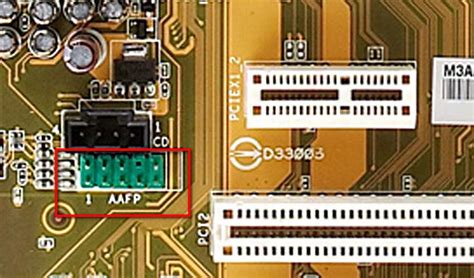 Назначение разъема AAFP на материнской плате