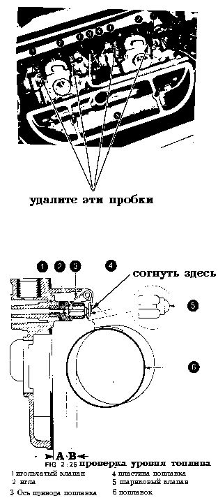 Настройка смеси топлива