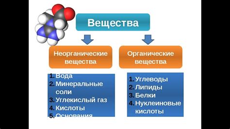 Неорганические вещества: определение и примеры