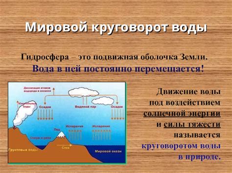 Непрерывность гидросферы Земли: вода как оболочка планеты