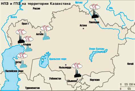 Нефтяные месторождения, заводы и порты