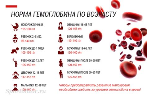 Норма гемоглобина у женщин