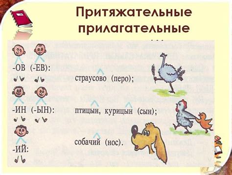 Образование притяжательных глаголов