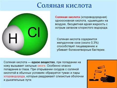 Описание соляной кислоты