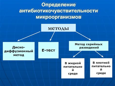 Определение антибиотикочувствительности: