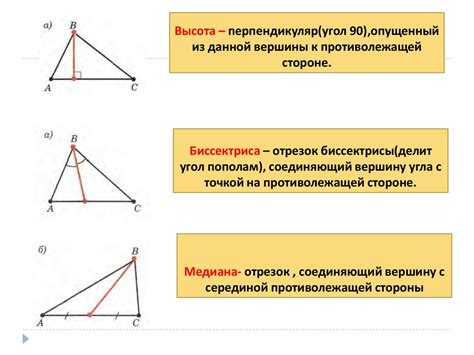 Определение высоты треугольника и его значимость