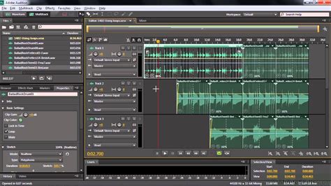 Основные инструменты и функции программы Adobe Audition