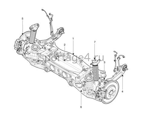 Основные компоненты оборудования автомобиля KIA Sportage