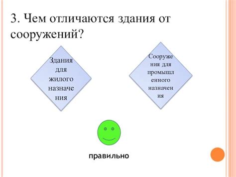 Основные отличия сооружения от здания или строения