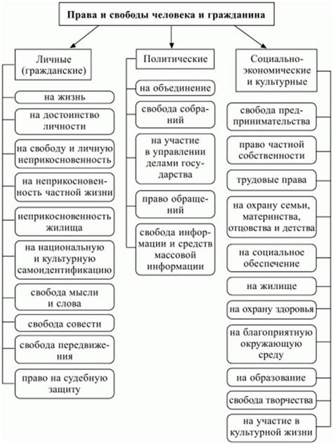 Основные права человека и их связь с принципом неприкосновенности личности