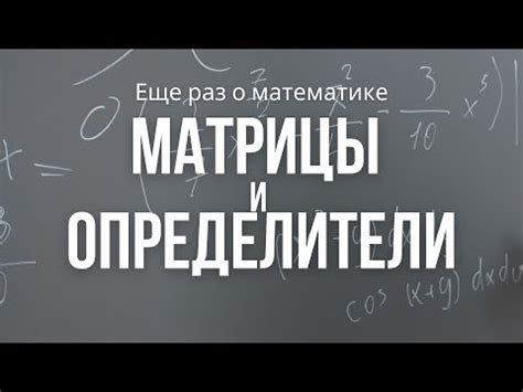 Основные принципы исследования Матрицы