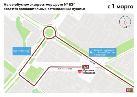 Остановки на автобусном маршруте