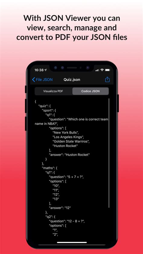 Открытие json на iPhone