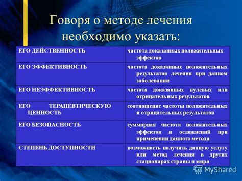 Отмена положительных результатов лечения